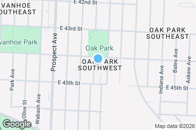 Map image of the property - 4411 S Benton Ave