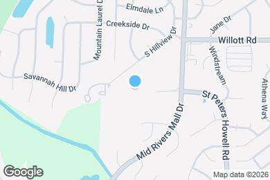 Map image of the property - Aventura at St. Peters