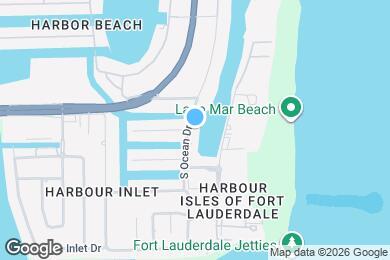 Map image of the property - 1800 S Ocean Dr