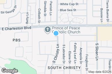 Map image of the property - 1221 S Christy Ln