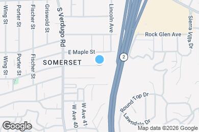 Map image of the property - 1523 E Windsor Rd