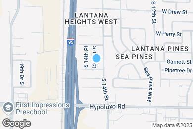 Map image of the property - 1116 S 14th Ct