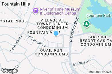 Map image of the property - 16739 E El Lago Blvd