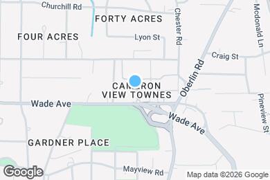 Map image of the property - 1327 Cameron View Ct