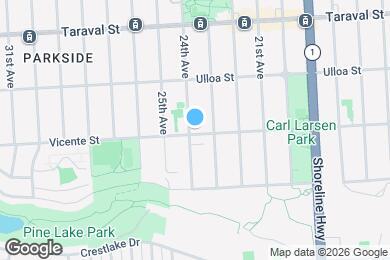 Map image of the property - 2598 24th Ave