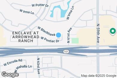 Map image of the property - 6166 W Pontiac Dr
