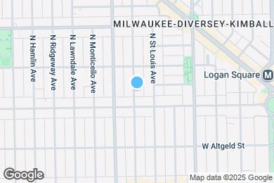 Map image of the property - 2621 N Drake Ave
