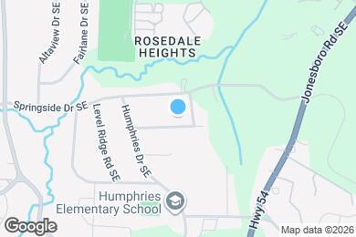 Map image of the property - 418 Holly Dr SE