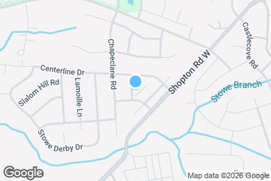 Map image of the property - 6535 Centerline Dr