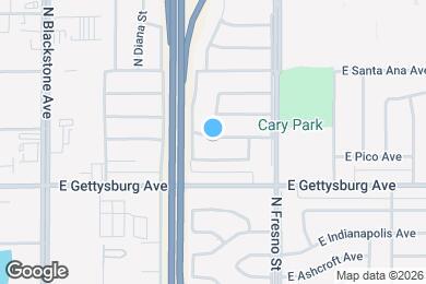 Map image of the property - 2234 E Rialto Ave