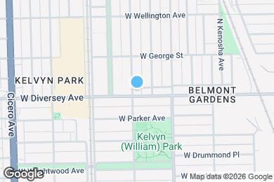 Map image of the property - 4454 W Diversey Ave