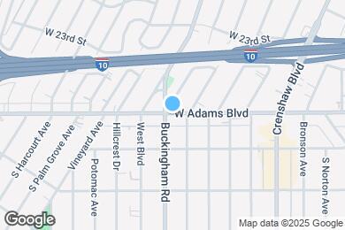 Map image of the property - 4572 W Adams Blvd