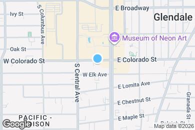 Map image of the property - 124 W Colorado St