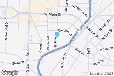Map image of the property - 319 S Bailey St