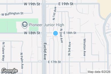 Map image of the property - 1784 N 1st Ave