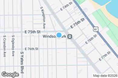 Map image of the property - 7527 S Colfax Ave