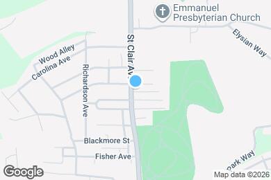 Map image of the property - 2304 Saint Clair Ave