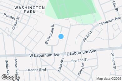 Map image of the property - 3915 E Chatham Dr