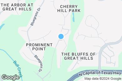 Map image of the property - Canyon Resort at Great Hills Apartments