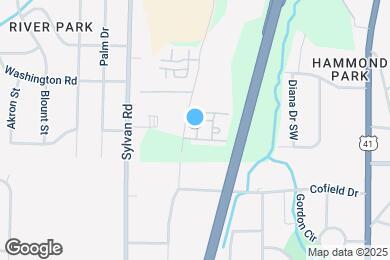 Map image of the property - Hidden Oaks