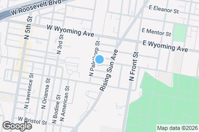 Map image of the property - 182 W Raymond St