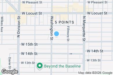 Map image of the property - 1445 W 16th St