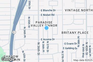 Map image of the property - 14632 N 37th St