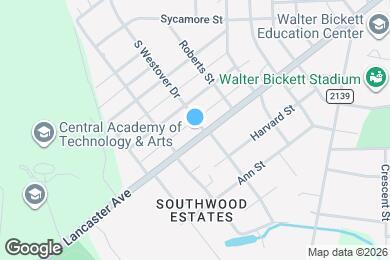 Map image of the property - 1300 Lancaster Ave