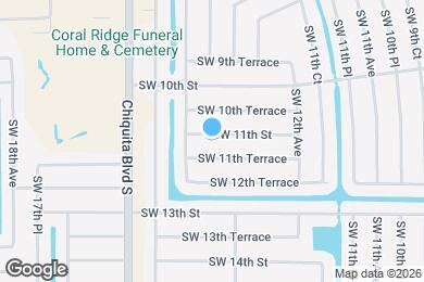 Map image of the property - 1414 SW 11th St