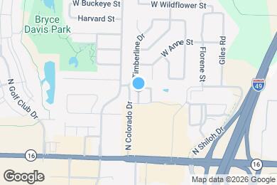 Map image of the property - 3164 W Montrail Pl