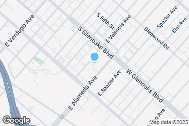 Map image of the property - 308 E Valencia Ave