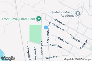 Map image of the property - 117 S Shenandoah Ave