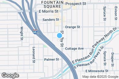 Map image of the property - 1406 Shelby St