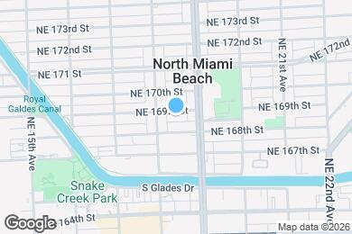 Map image of the property - 1850 NE 169th St