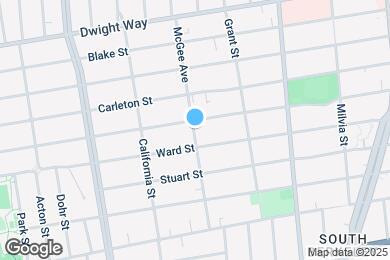 Map image of the property - 2711 McGee Ave