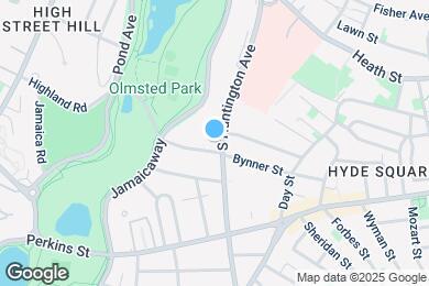 Map image of the property - 321 S Huntington Ave