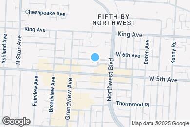 Map image of the property - 1331 W 6th Ave