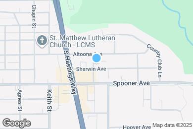 Map image of the property - 821 Enterprise St