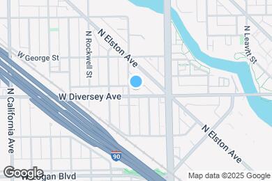 Map image of the property - 2450 W Diversey Ave