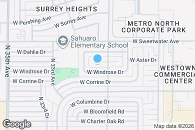 Map image of the property - 3117 W Aster Dr