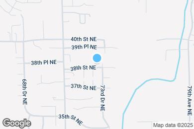 Map image of the property - 7307 38th St NE