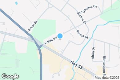Map image of the property - 111 E Belmont Dr