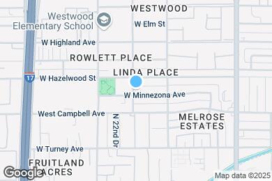 Map image of the property - 2148 W Minnezona Ave