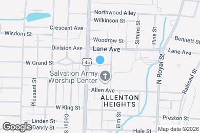 Map image of the property - 120 E Grand St