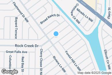 Map image of the property - 945 Chevy Chase St NW