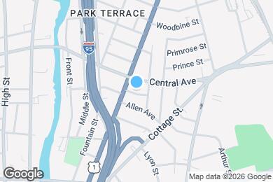 Map image of the property - 22-24 Lawrence St