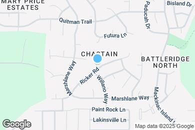 Map image of the property - 6013 Ricker Rd