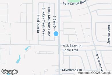 Map image of the property - 8208 3 Bars Dr