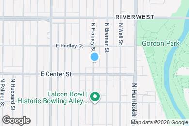 Map image of the property - 2732 N Fratney St