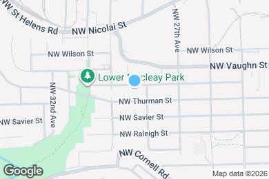 Map image of the property - 2834 NW Upshur St